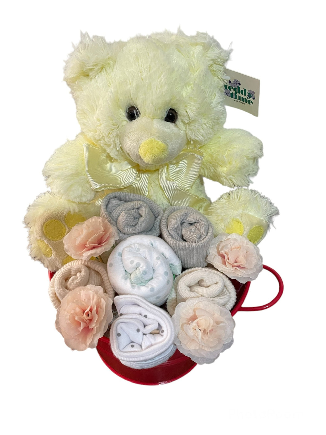 Neutral bucket bouquet