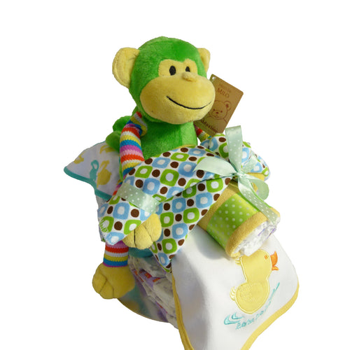 Motorbike Neutral Nappy Cake