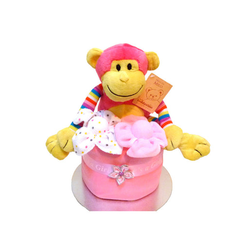 Milo Girl Nappy Cake