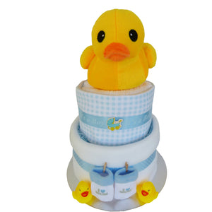 Boy Duck Nappy Cake